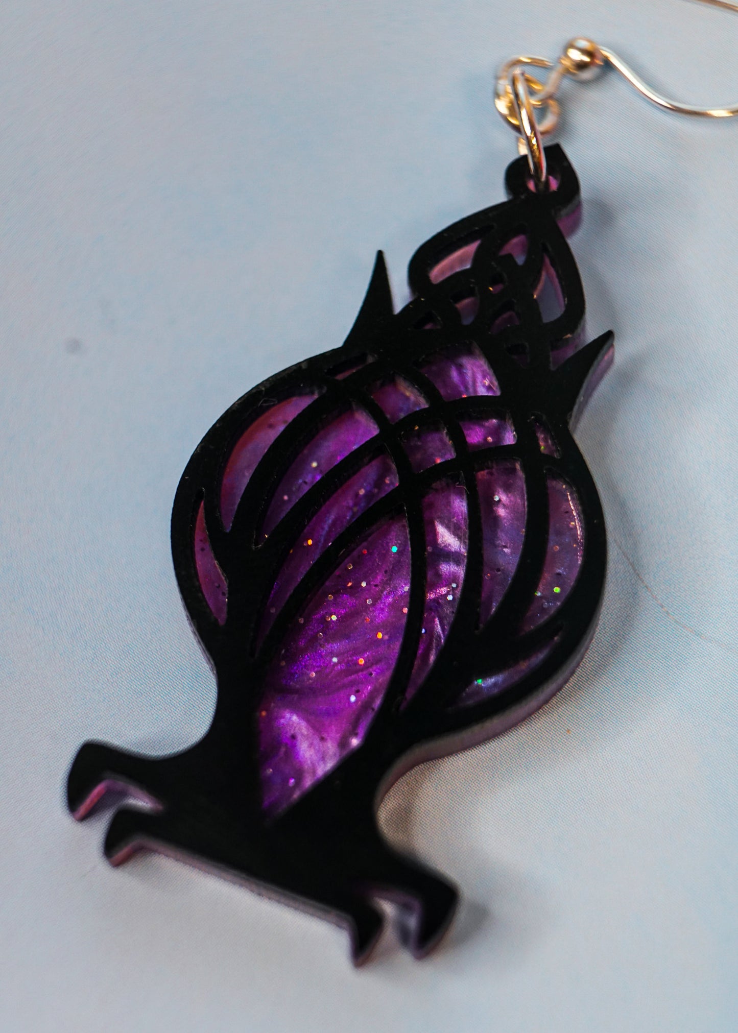 Dark Elven Lantern Earrings