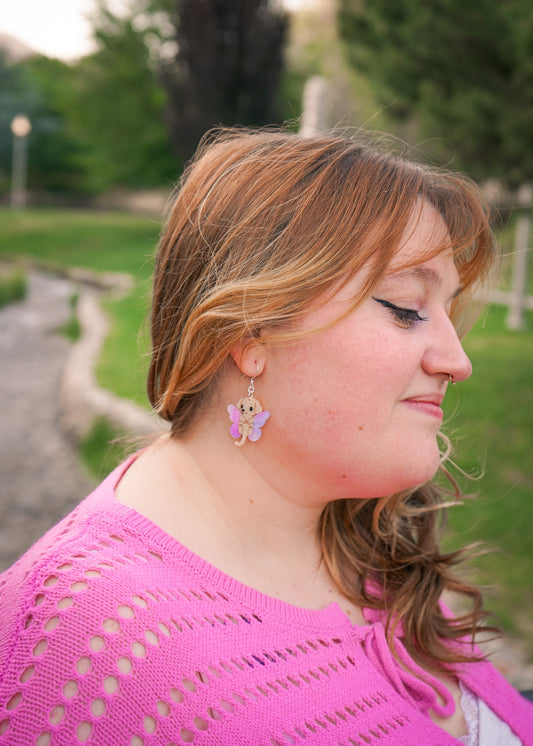 Fairy Puppy Earrings