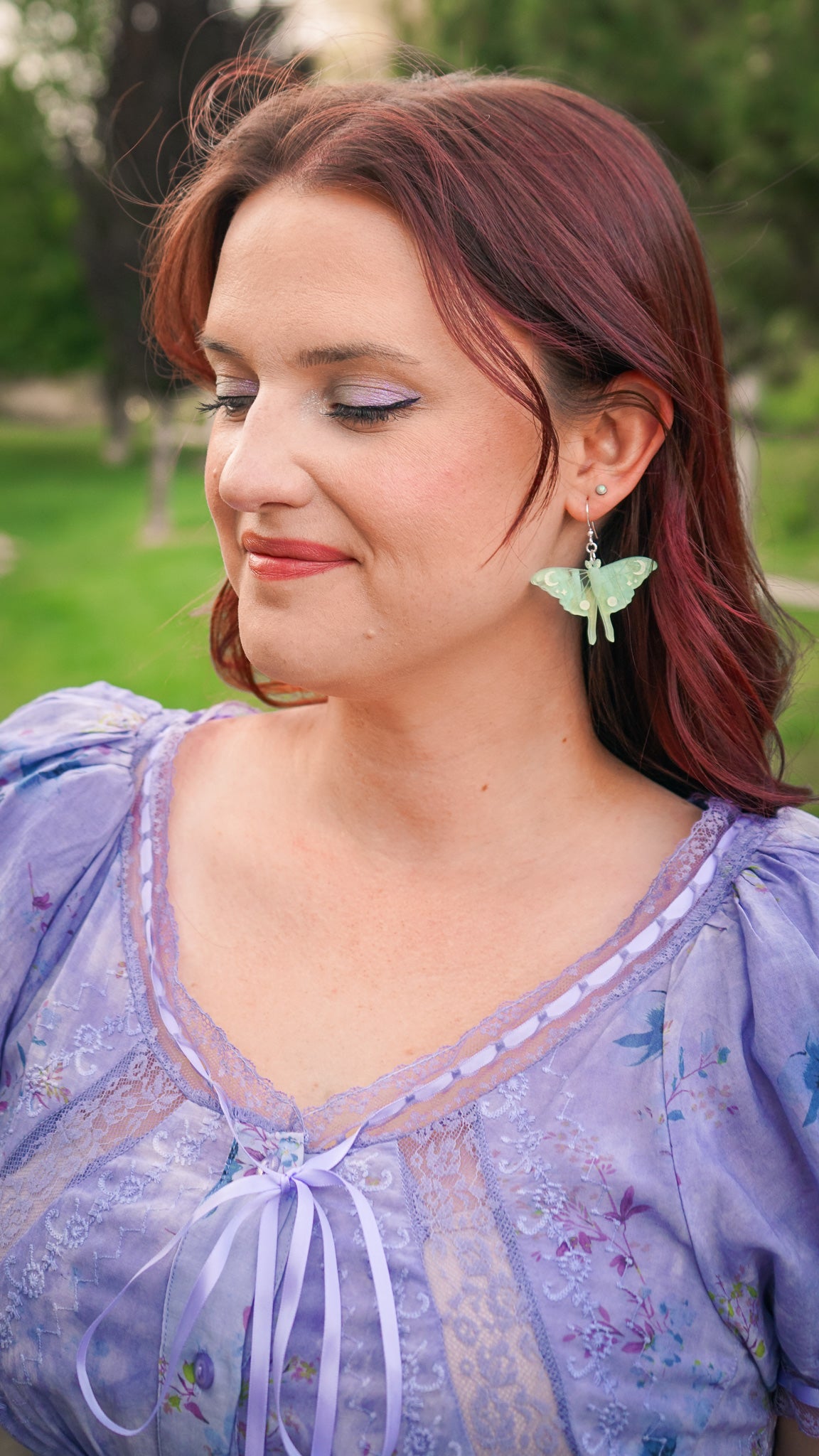 Luna Moth Earrings