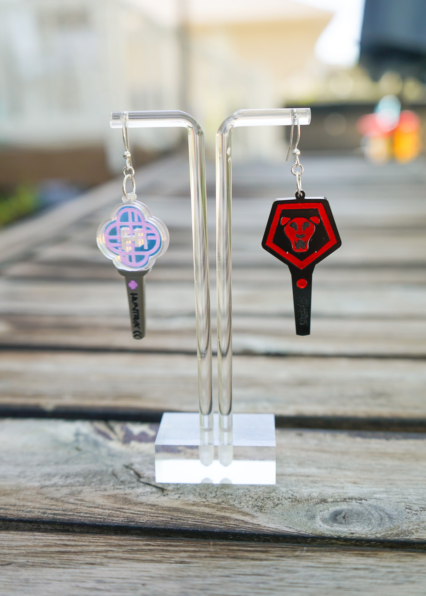 K-Pop Light Stick Earrings