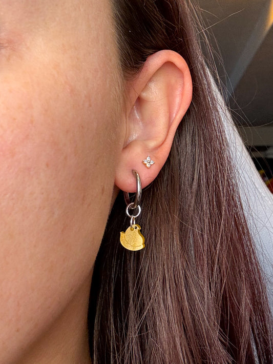 Peep Chick Earring Charms
