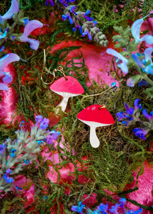 Mushroom Earrings