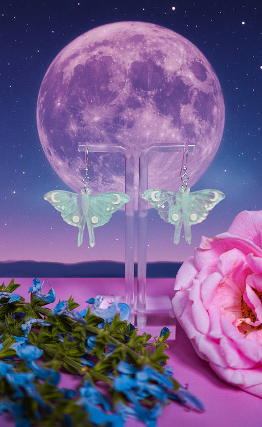 Luna Moth Earrings