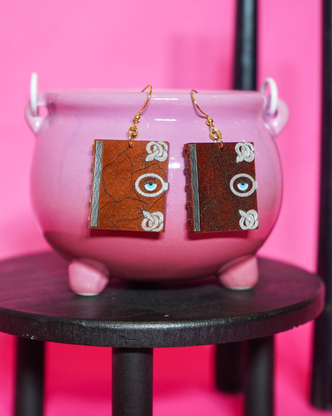 Witch's Book Earrings