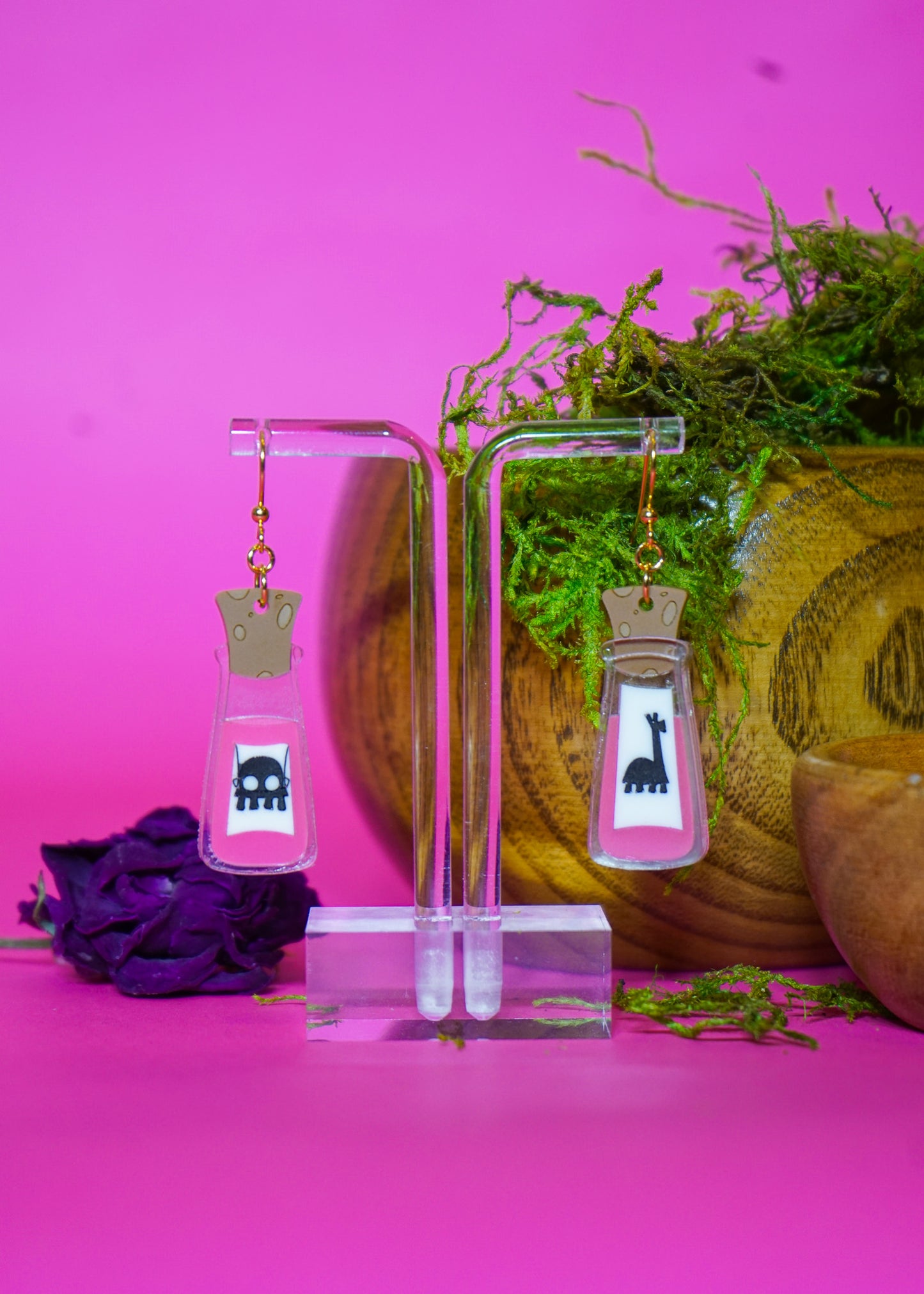 Llama Potion Earrings