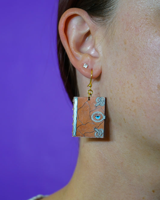 Witch's Book Earrings