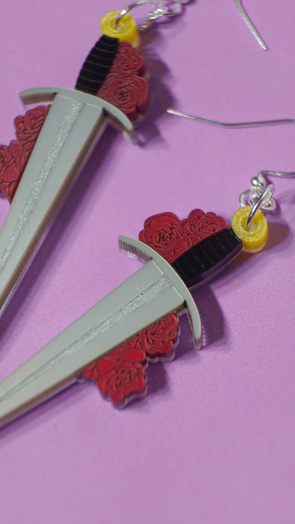 Dracula's Sword Earrings