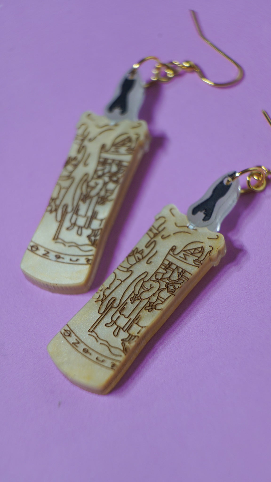 Witch's Candle Earrings