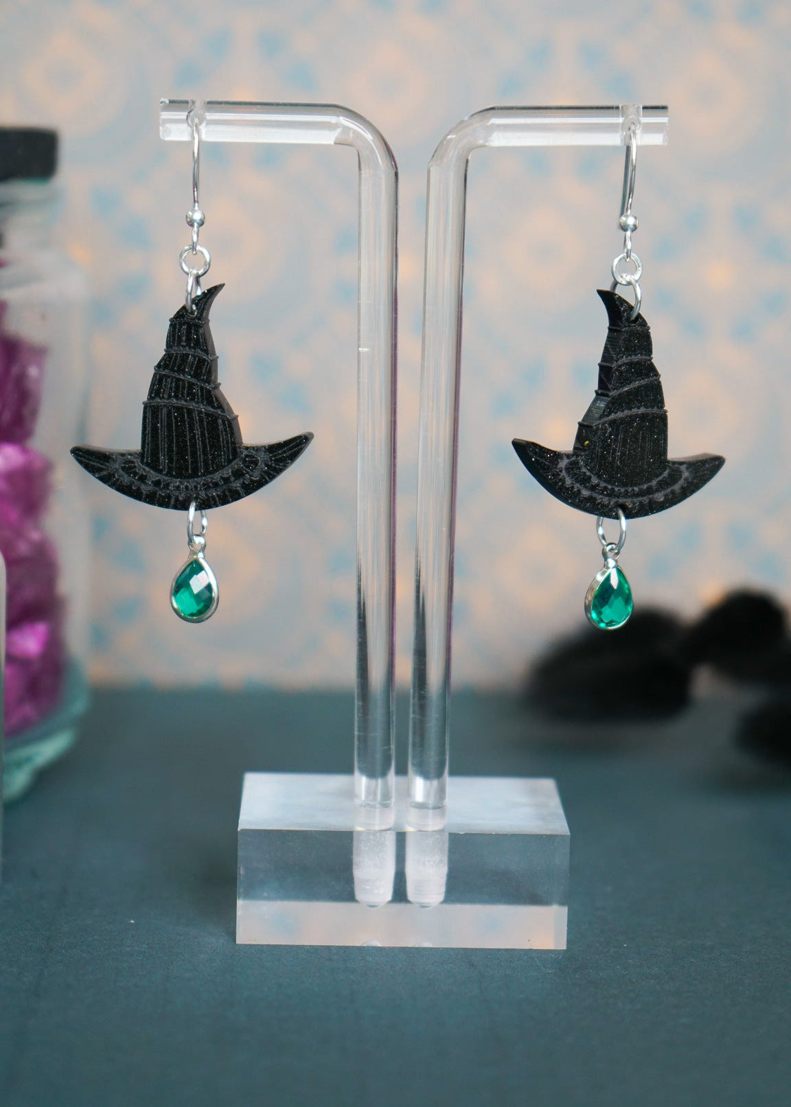 Wicked Witch Hat Earrings
