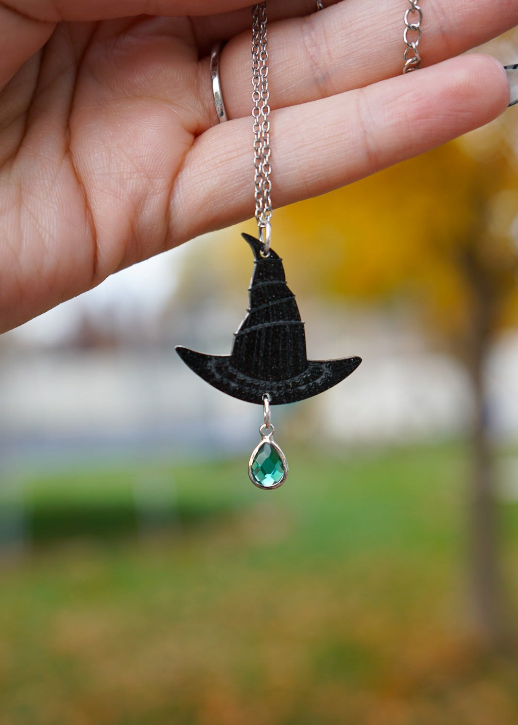 Wicked Witch Hat Necklace