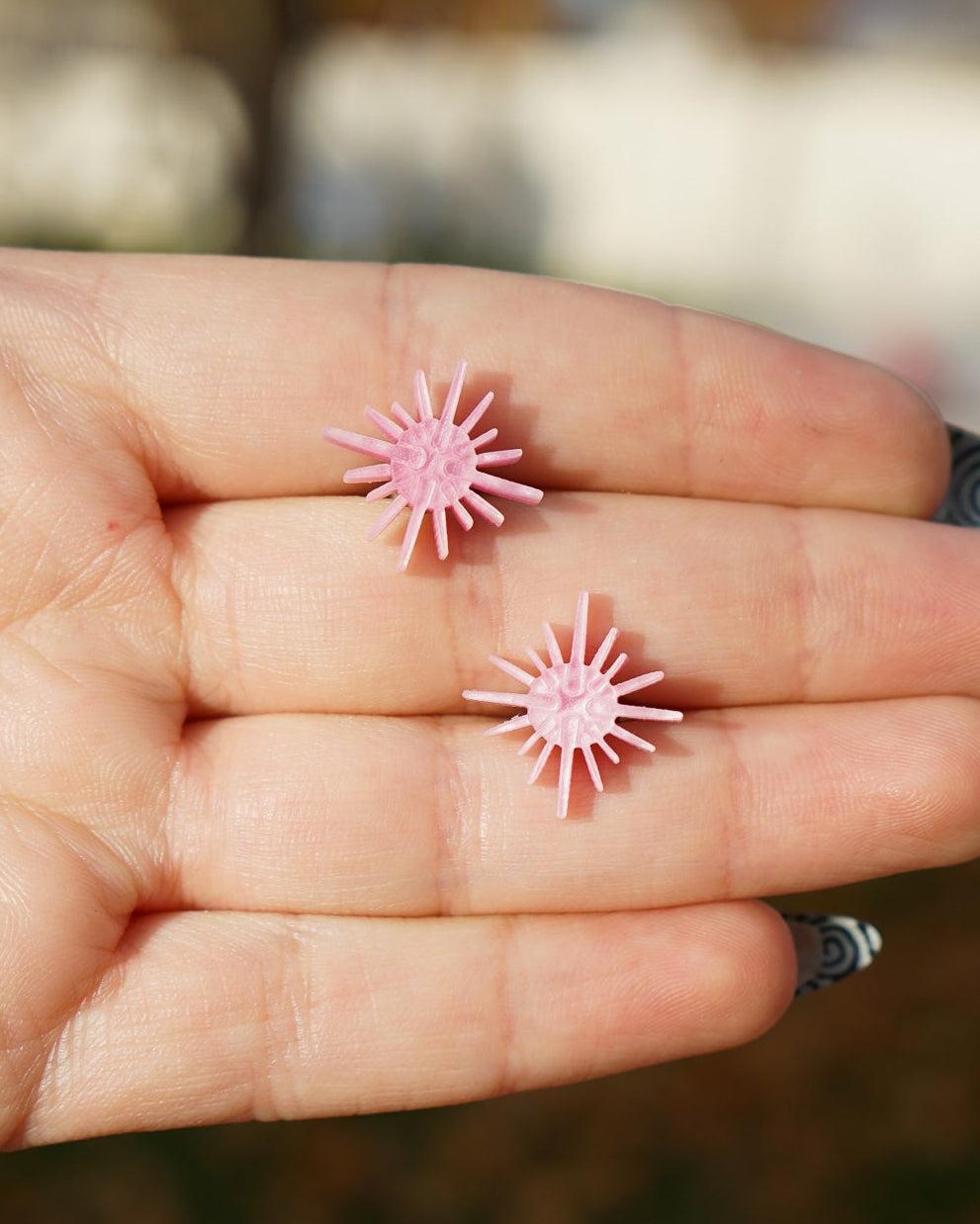 Wicked Wand Top Stud Earrings