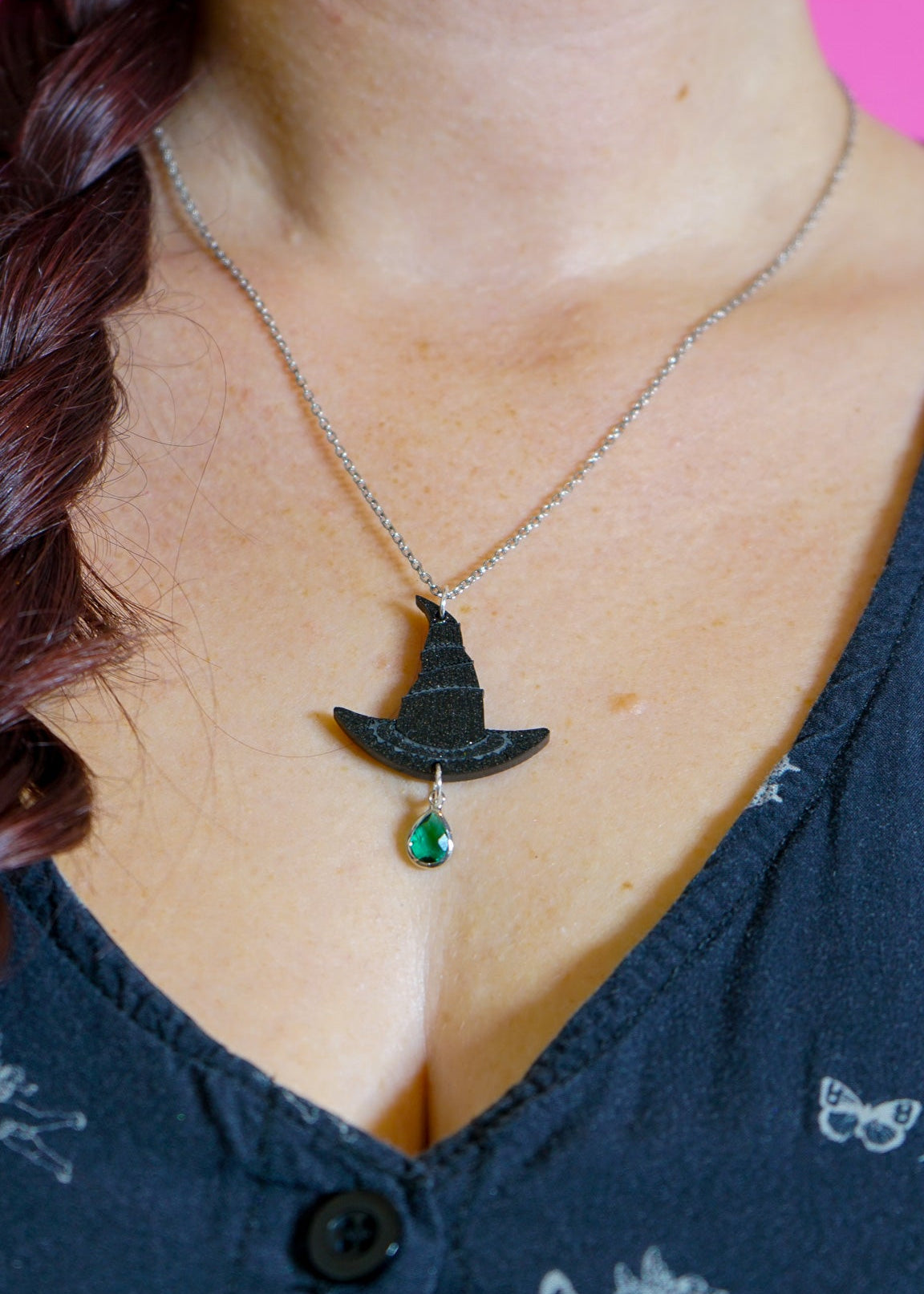 Wicked Witch Hat Necklace