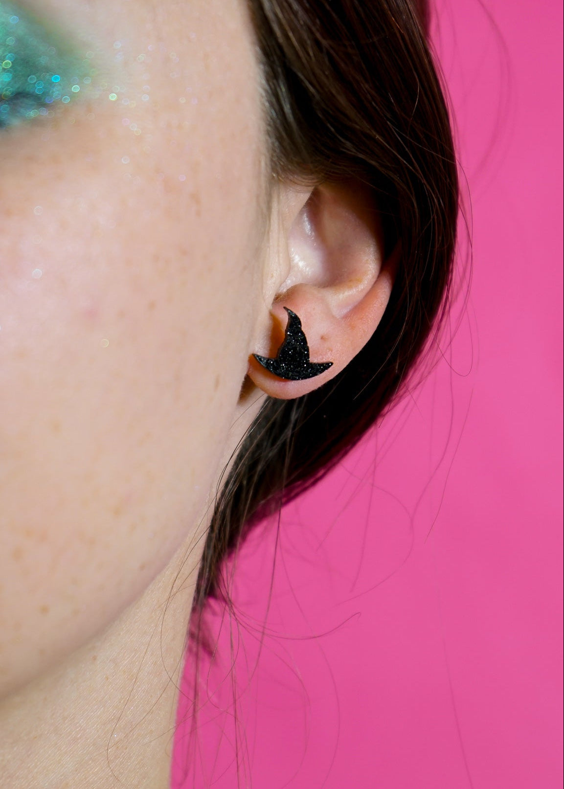 Wicked Witch Hat Stud Earrings