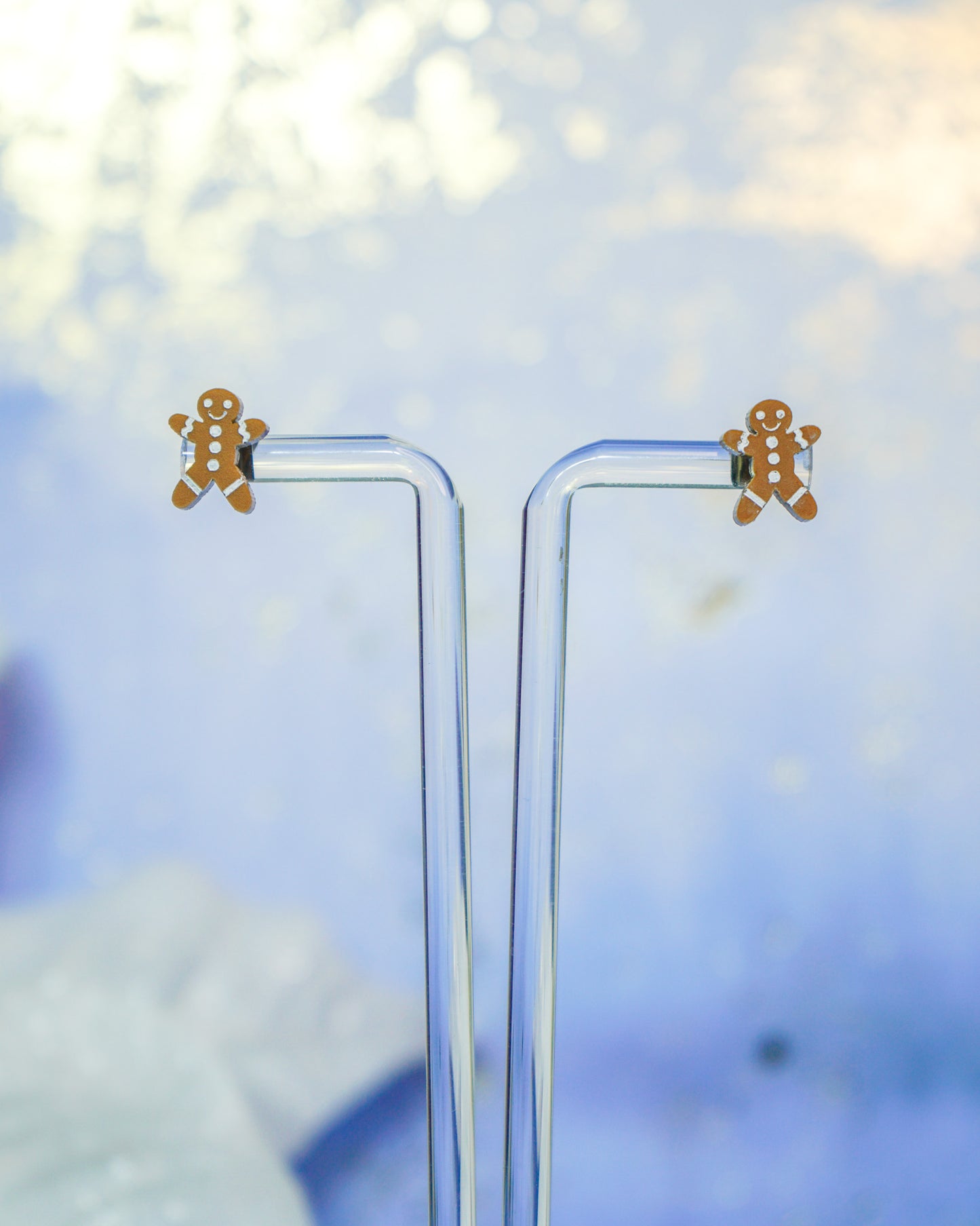 Gingerbread Man Studs