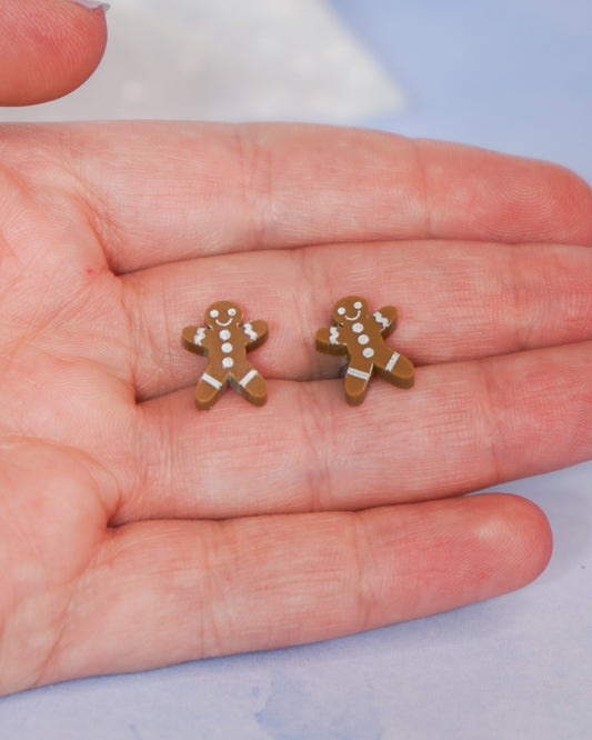 Gingerbread Man Studs