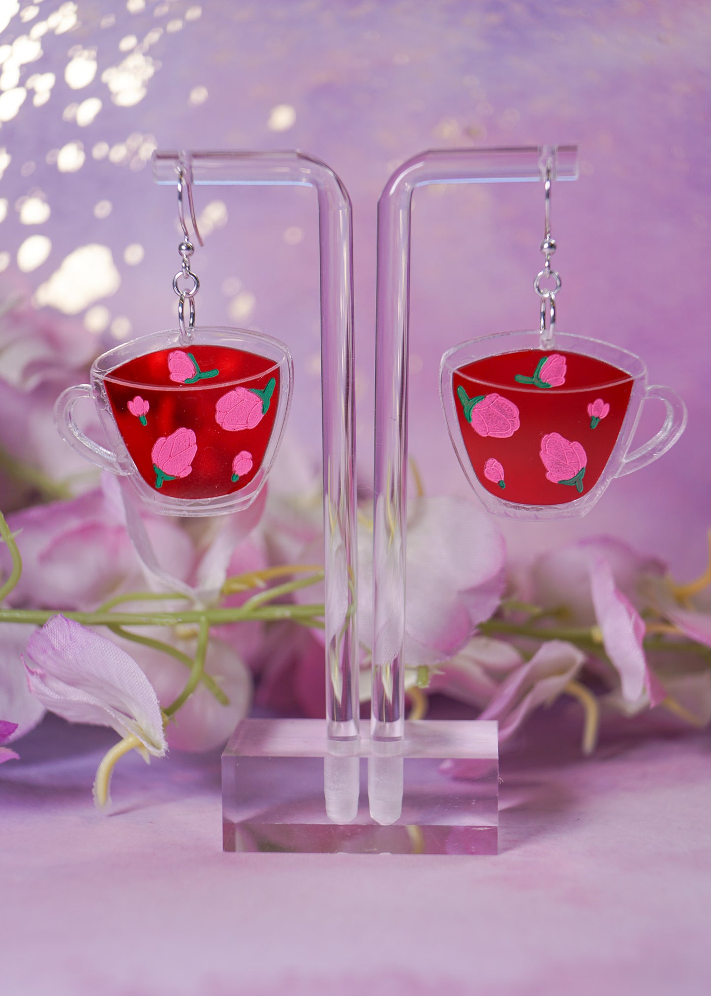 Floral Tea Earrings