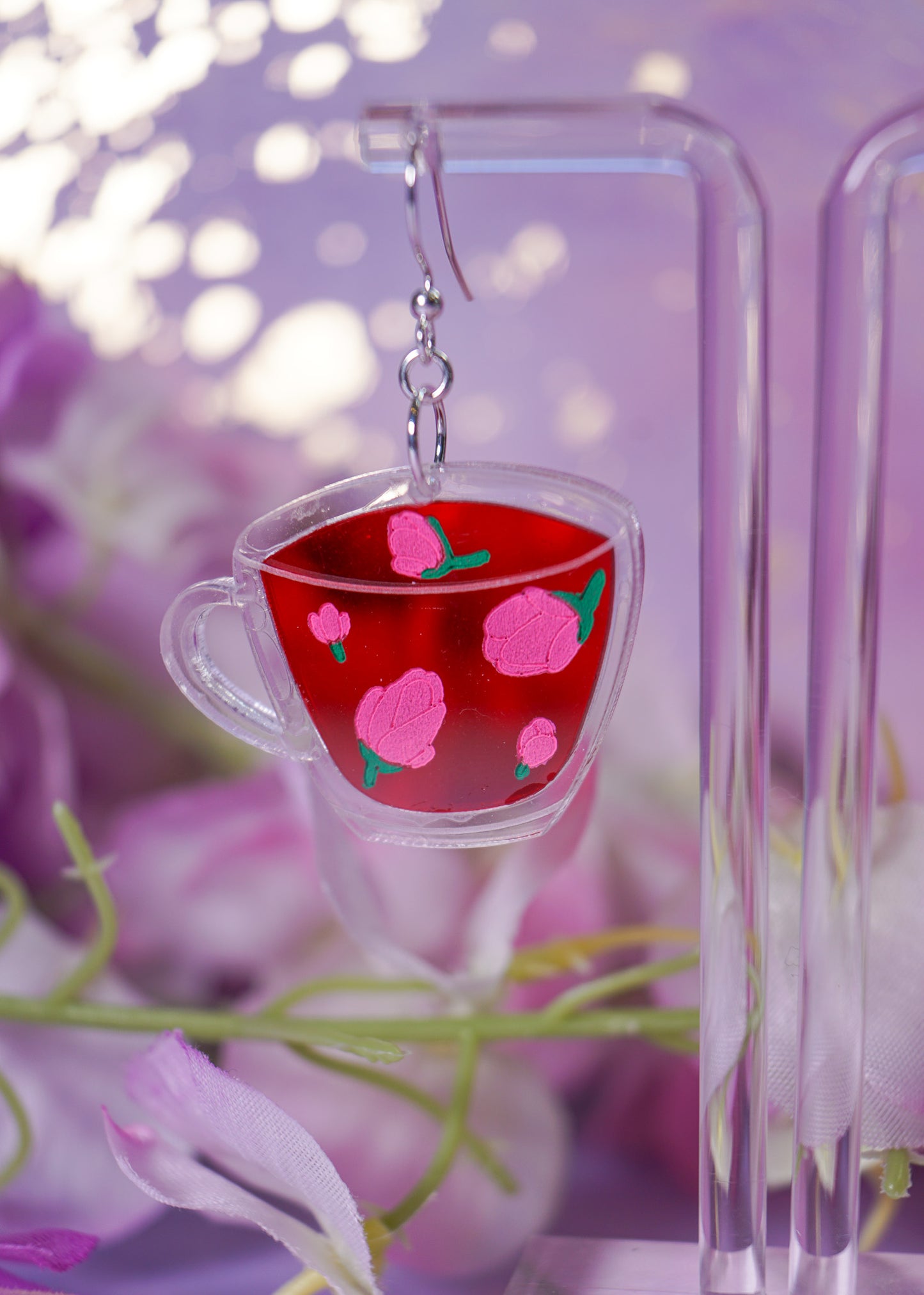 Floral Tea Earrings