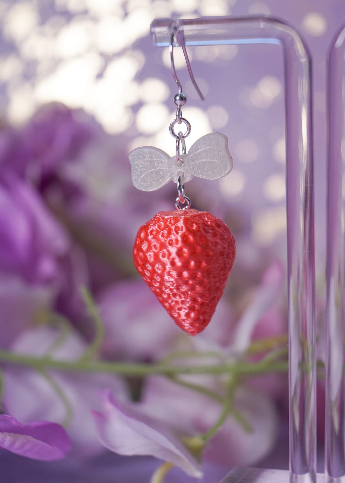 Coquette Strawberry Earrings