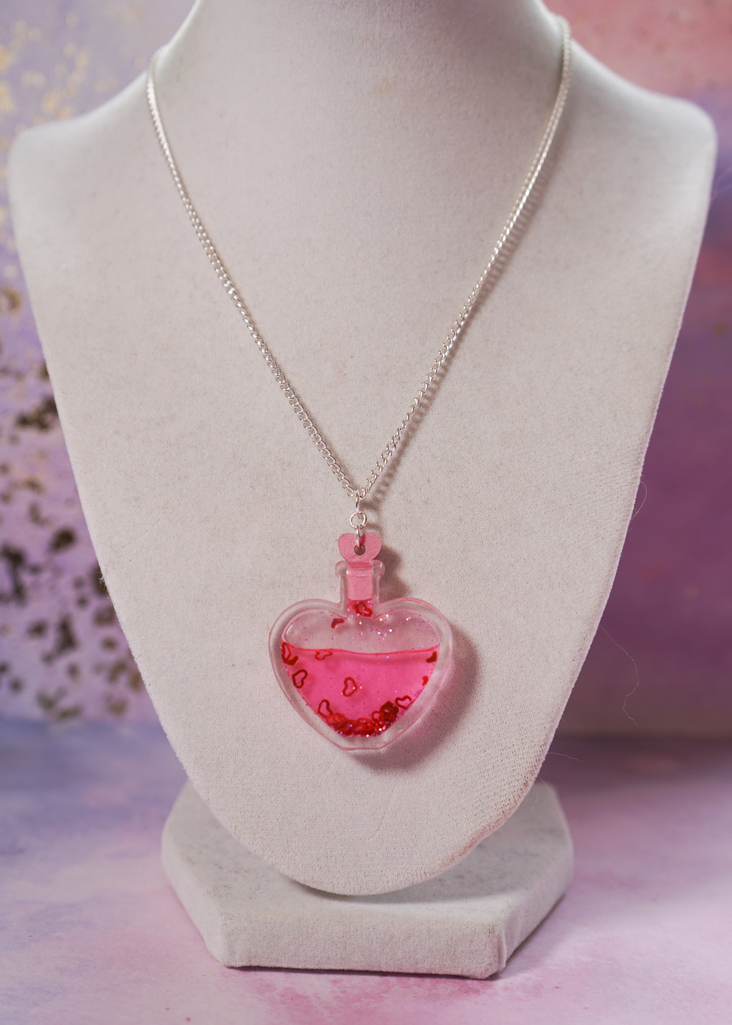 Love Potion Liquid Filled Necklace