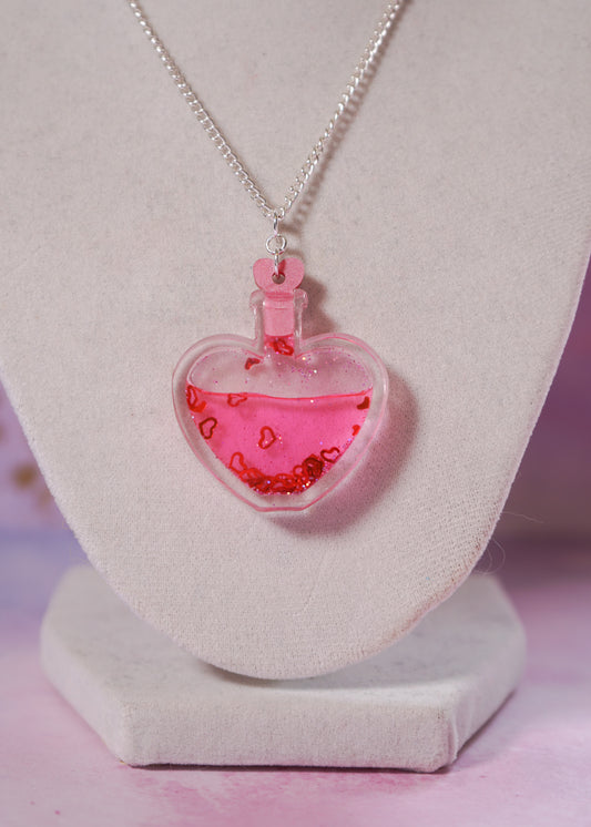 Love Potion Liquid Filled Necklace