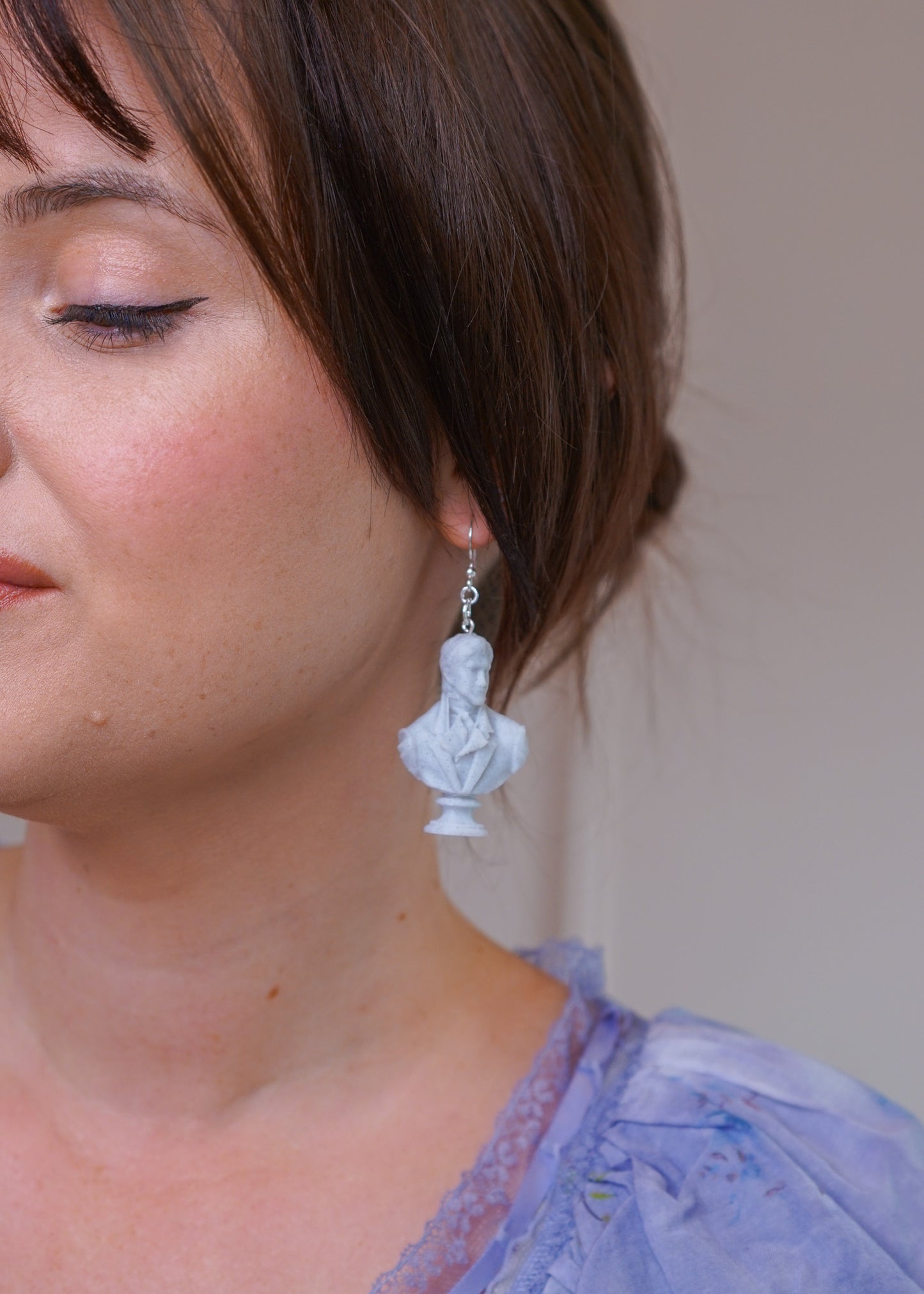 Pride & Prejudice Darcy Bust Earrings