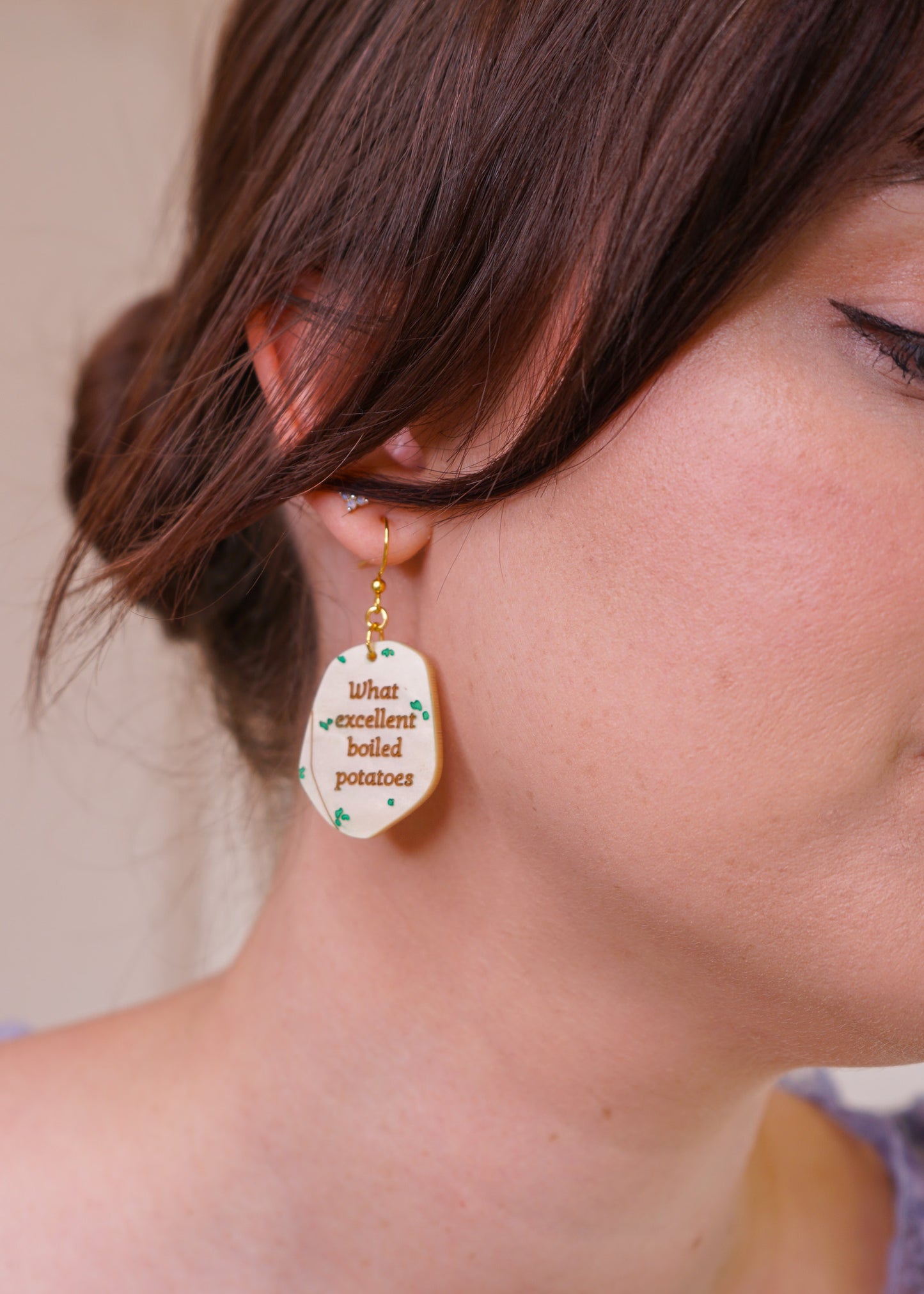 Pride & Prejudice Boiled Potatoes Earrings