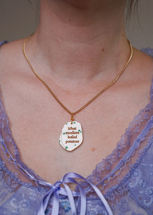 Pride & Prejudice Boiled Potato Necklace