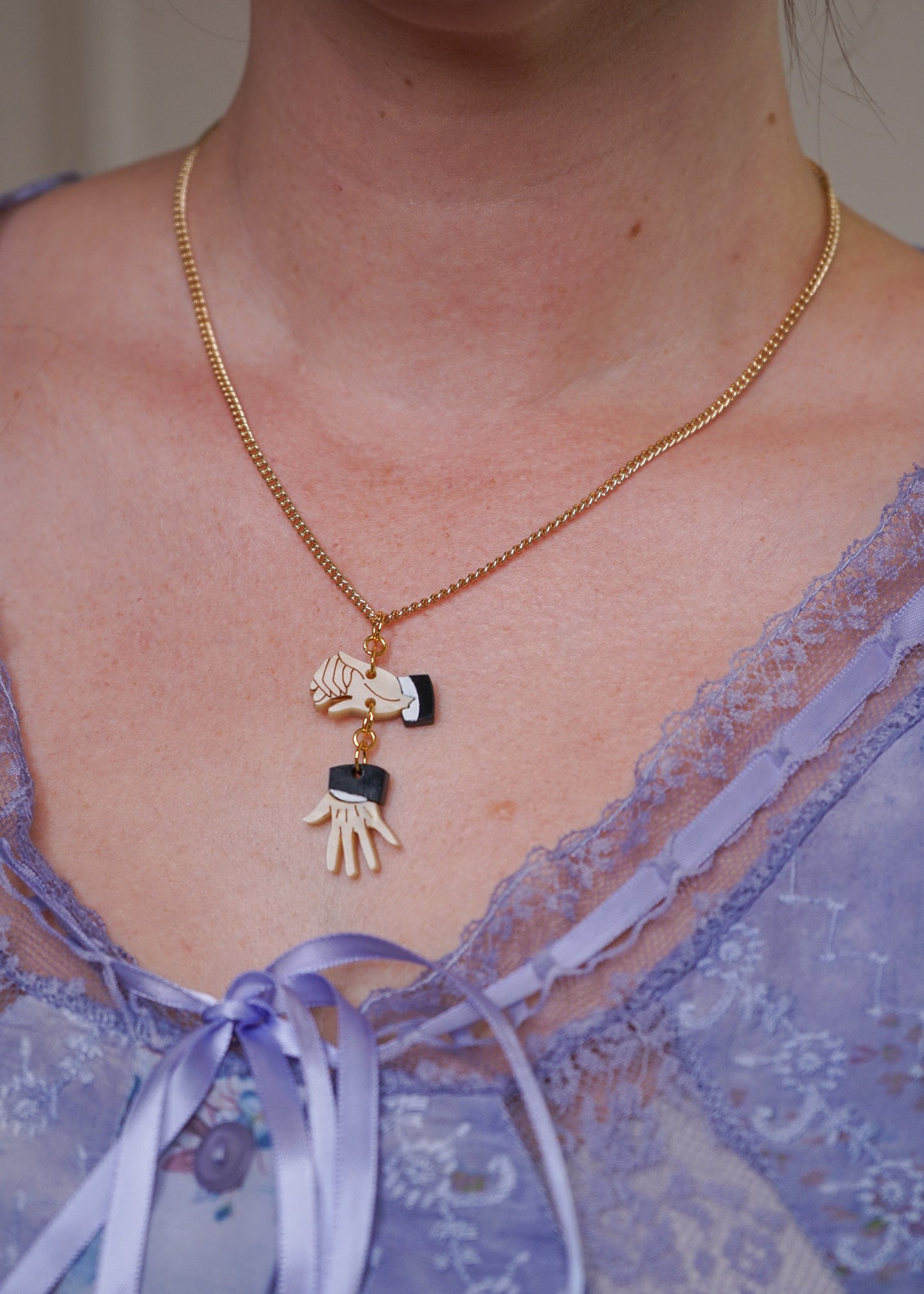 Pride & Prejudice Hand Flex Necklace