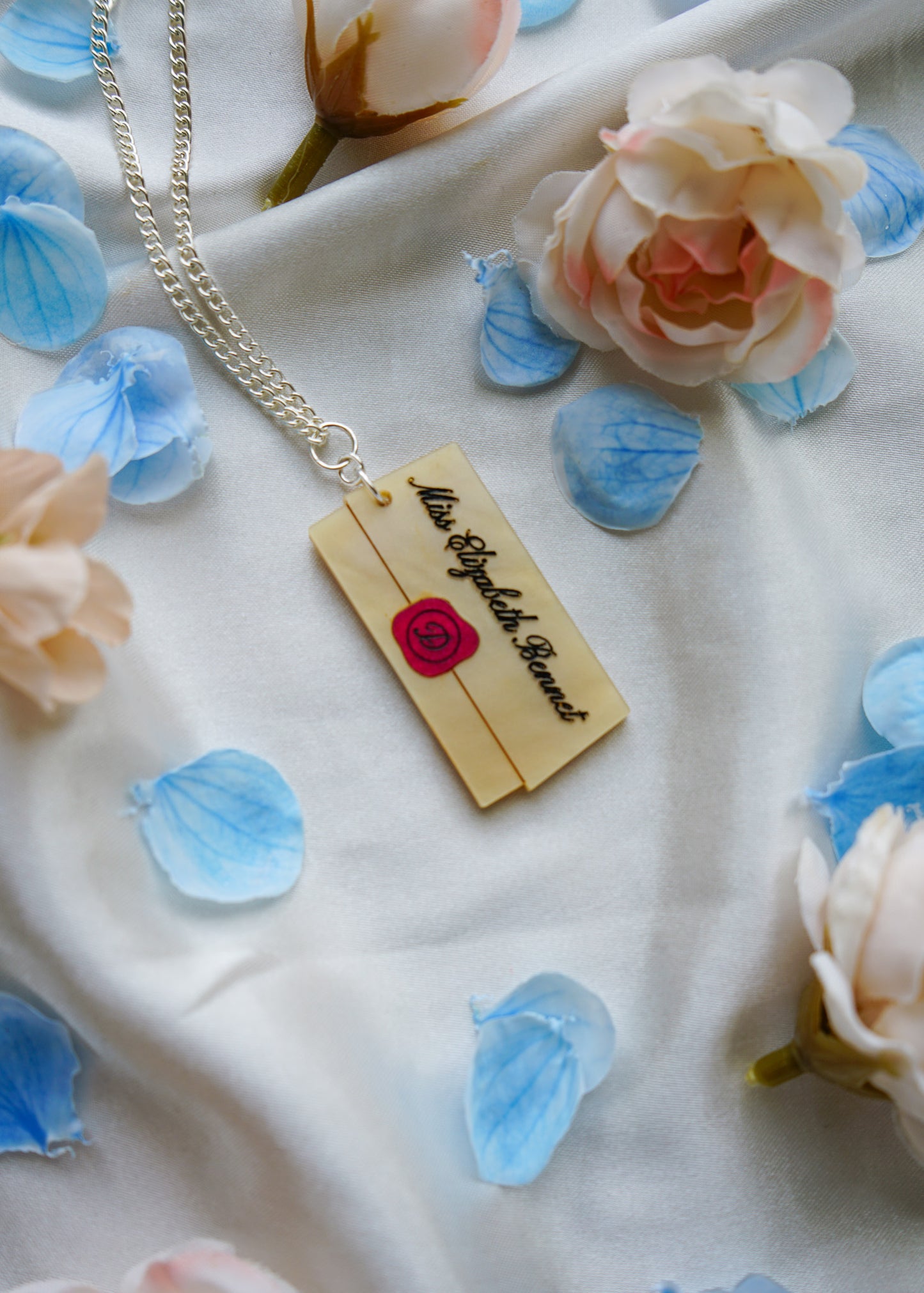 Pride & Prejudice Letter Necklace