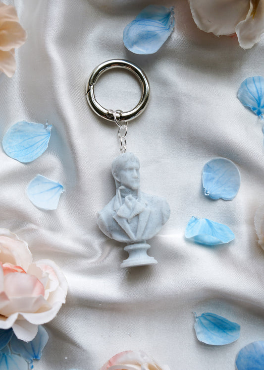 Pride & Prejudice Darcy Bust- Keychain or Bag Charm