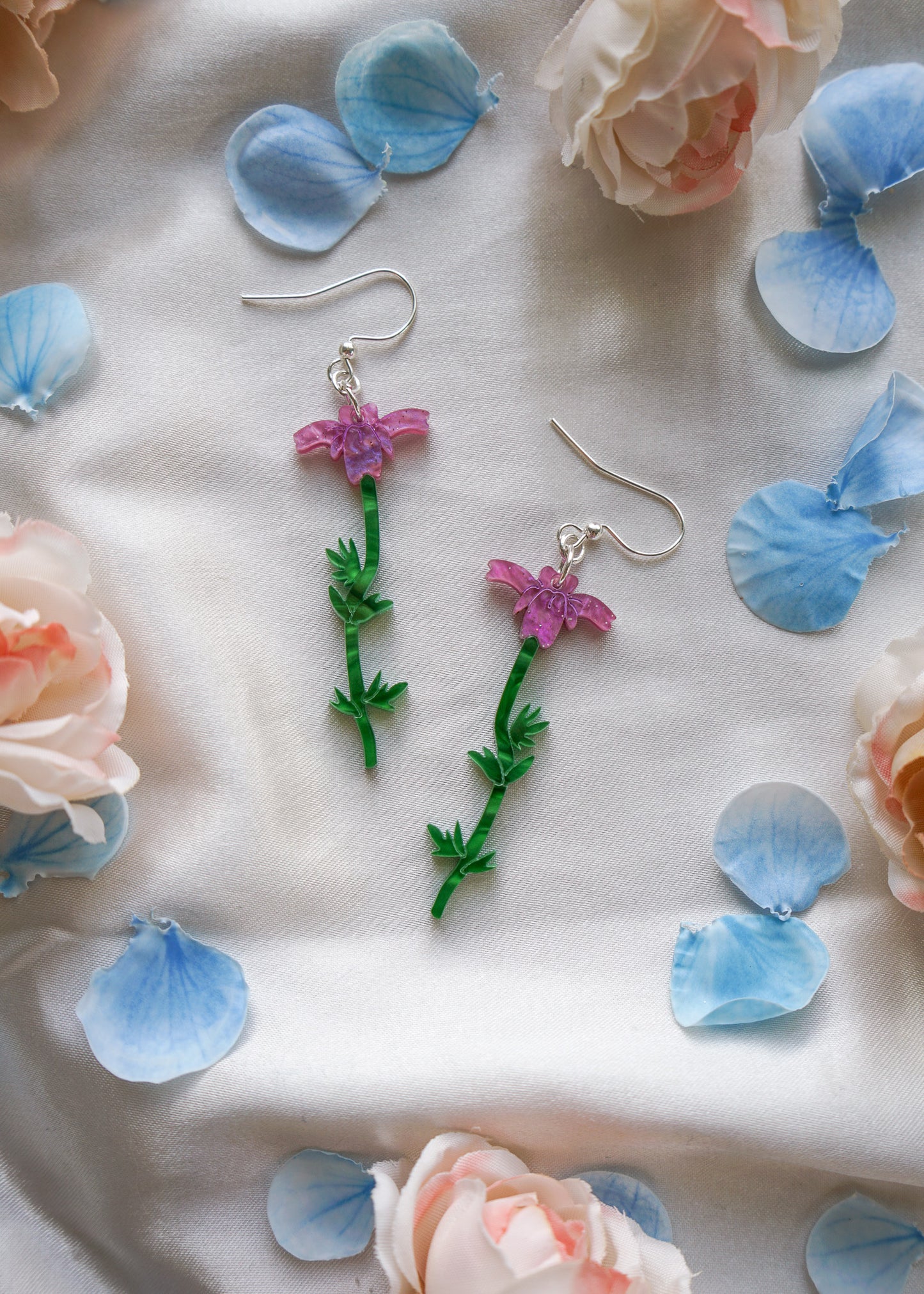 Pride & Prejudice Mr. Collins' Flower Earrings