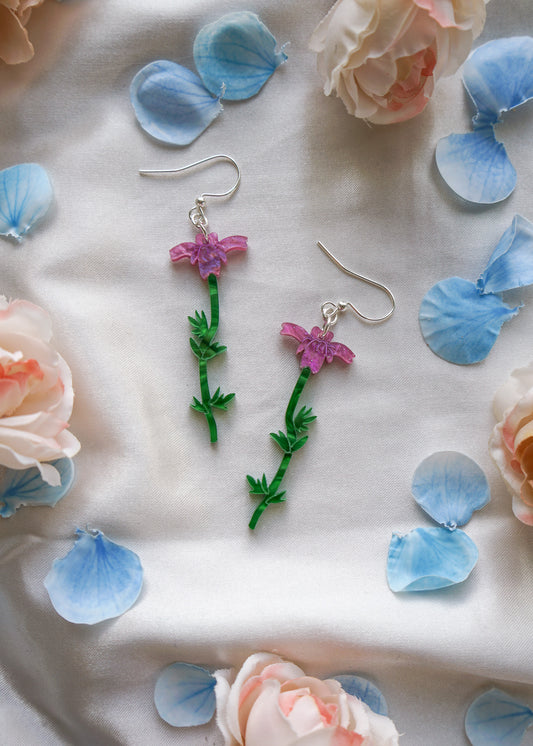 Pride & Prejudice Mr. Collins' Flower Earrings