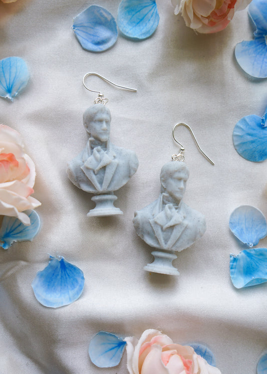 Pride & Prejudice Darcy Bust Earrings