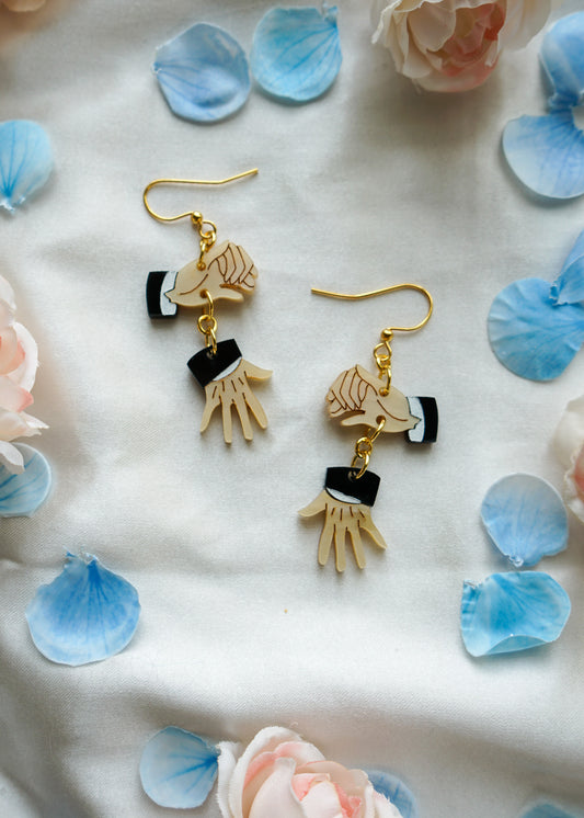 Pride & Prejudice Hand Flex Earrings