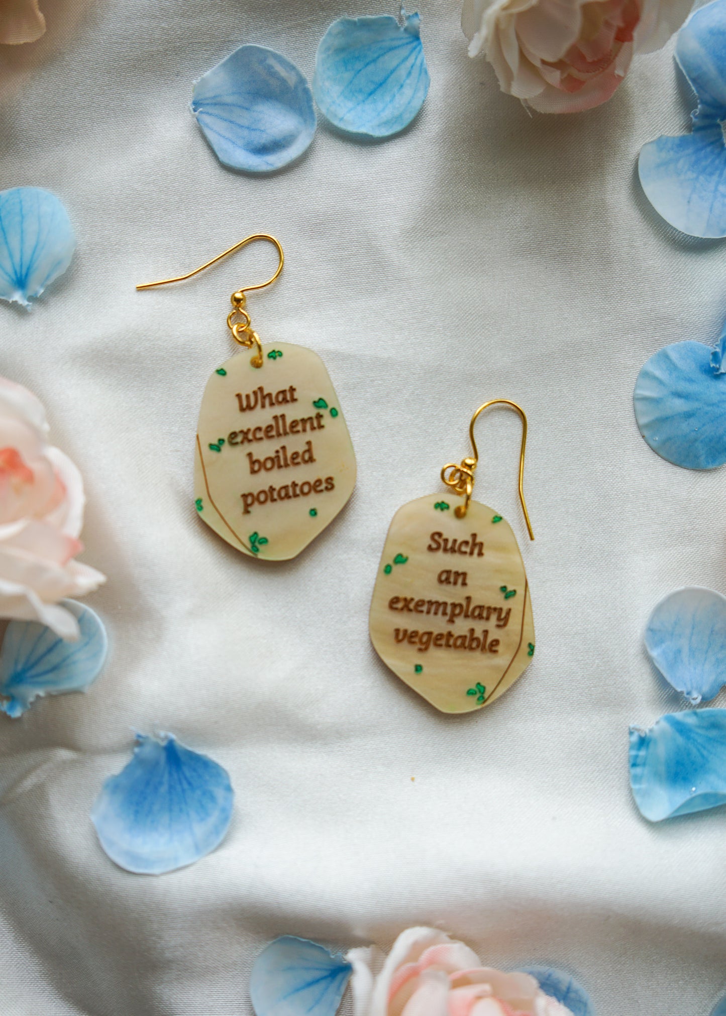 Pride & Prejudice Boiled Potatoes Earrings