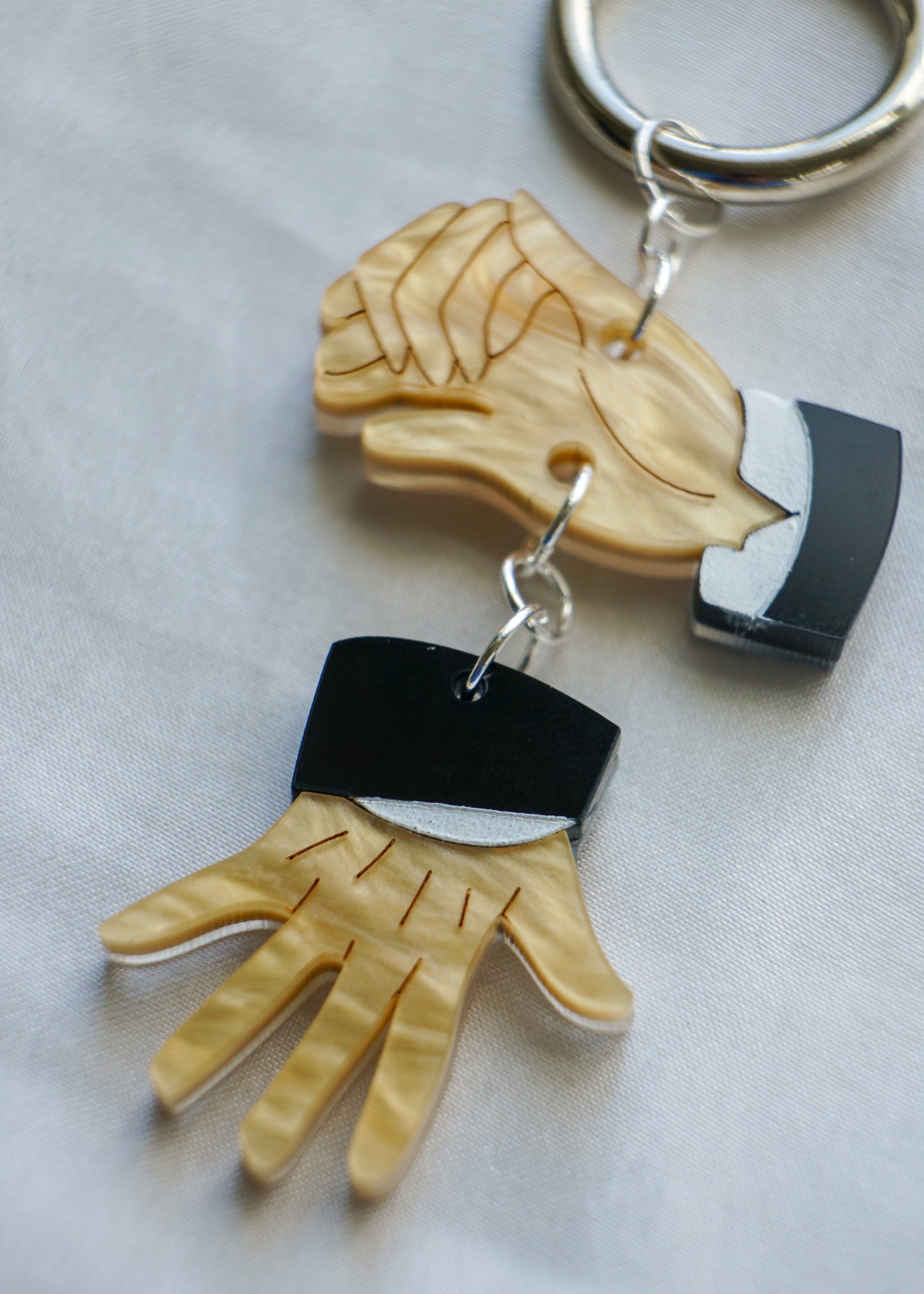 Pride & Prejudice Hand Flex- Keychain or Bag Charm