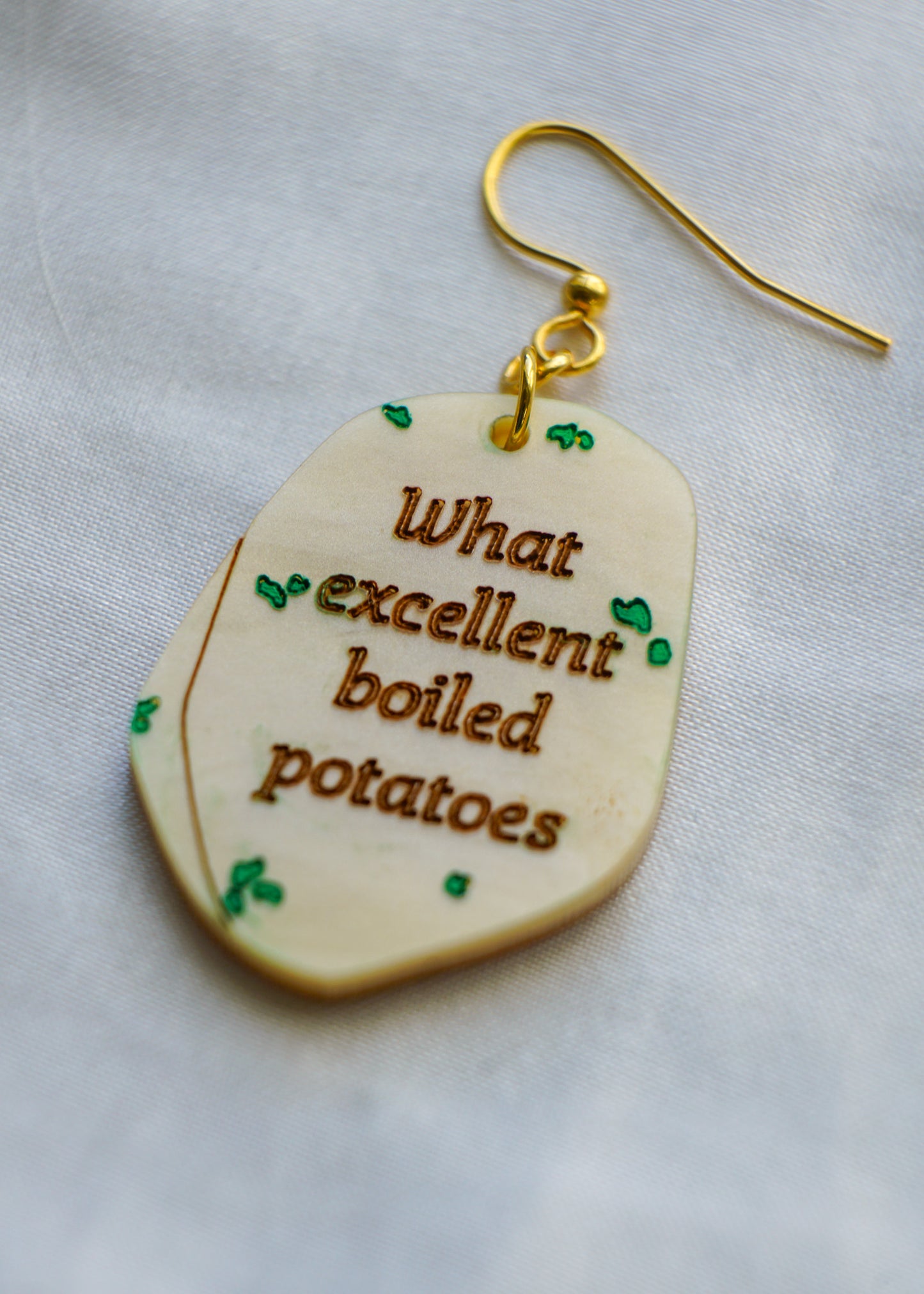 Pride & Prejudice Boiled Potatoes Earrings