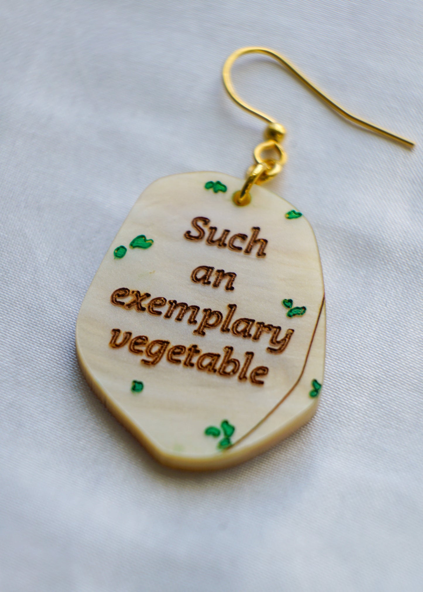 Pride & Prejudice Boiled Potatoes Earrings