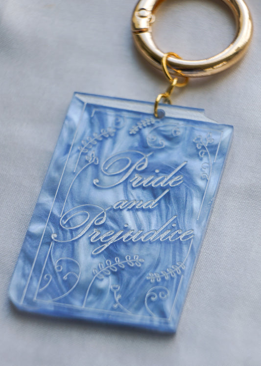 Pride & Prejudice Book Keychain or Bag Charm