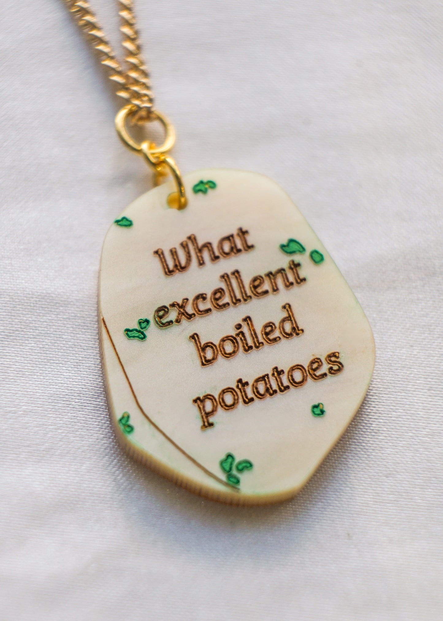Pride & Prejudice Boiled Potato Necklace