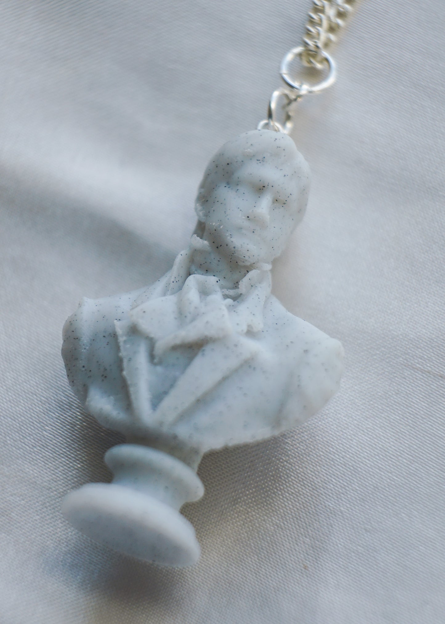 Pride & Prejudice Darcy Bust Necklace