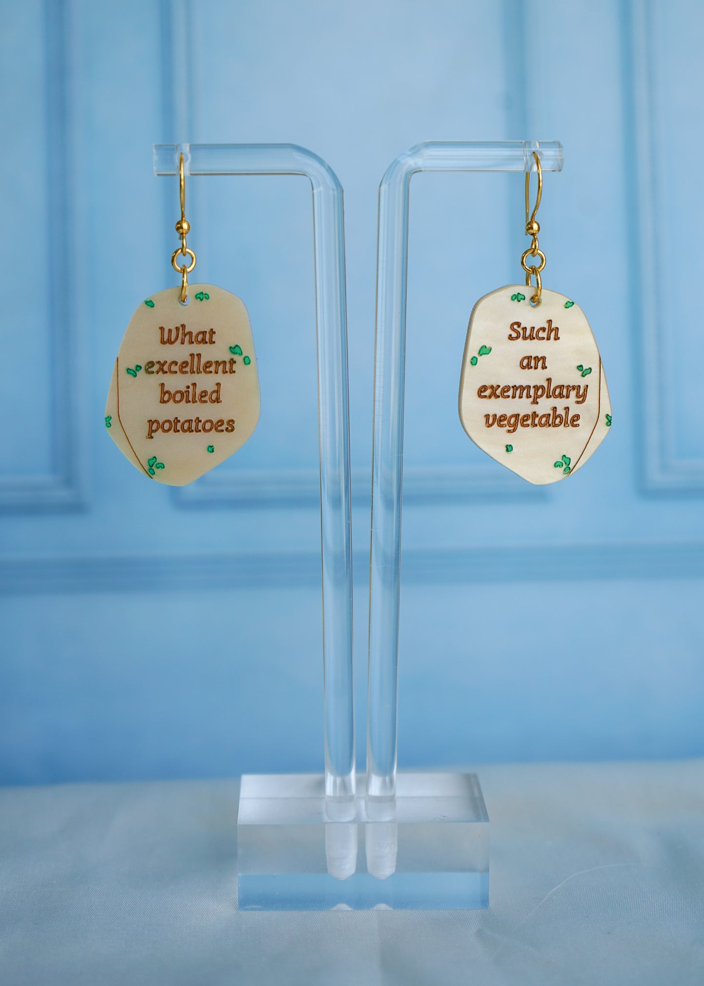 Pride & Prejudice Boiled Potatoes Earrings