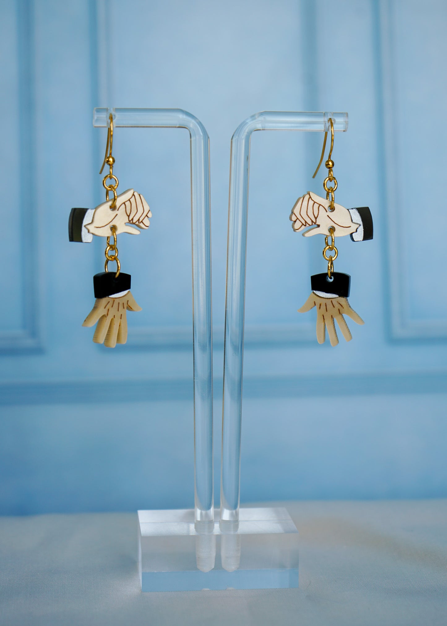 Pride & Prejudice Hand Flex Earrings