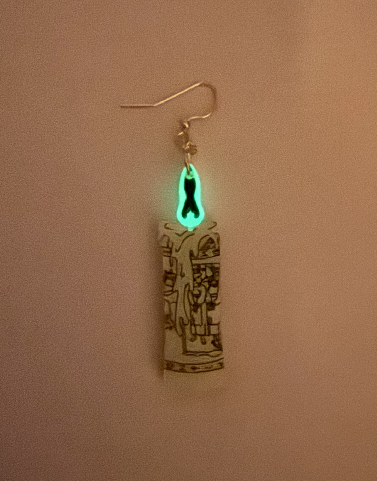 Witch's Candle Earrings