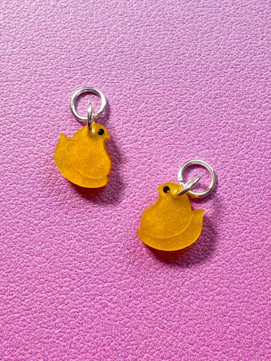 Peep Chick Earring Charms